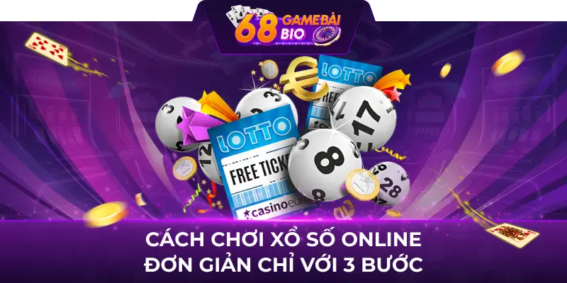 Cách chơi xổ số online đơn giản chỉ với 3 bước